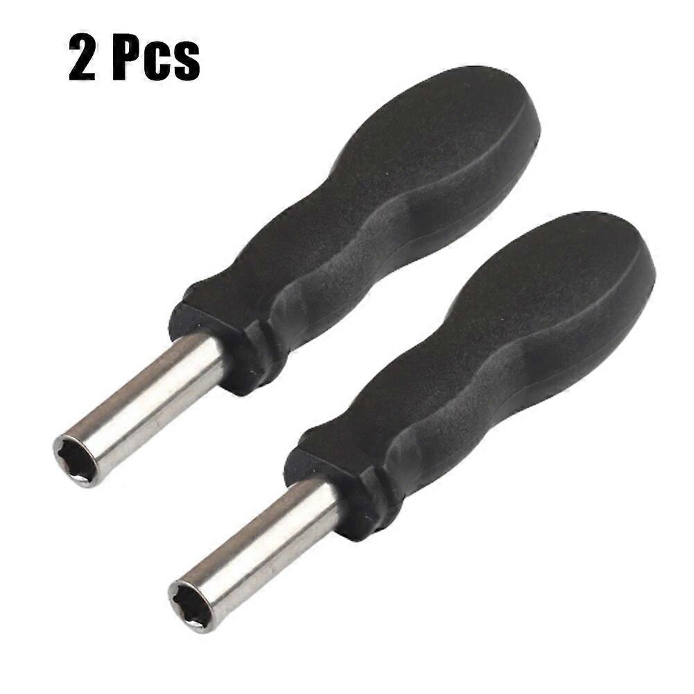 2pcs 635mm Hex Plastic Screwdriver Handle Screwdriver Bits Tool Grip Hexagonal Screwdriver Bits Extension Handle Tool