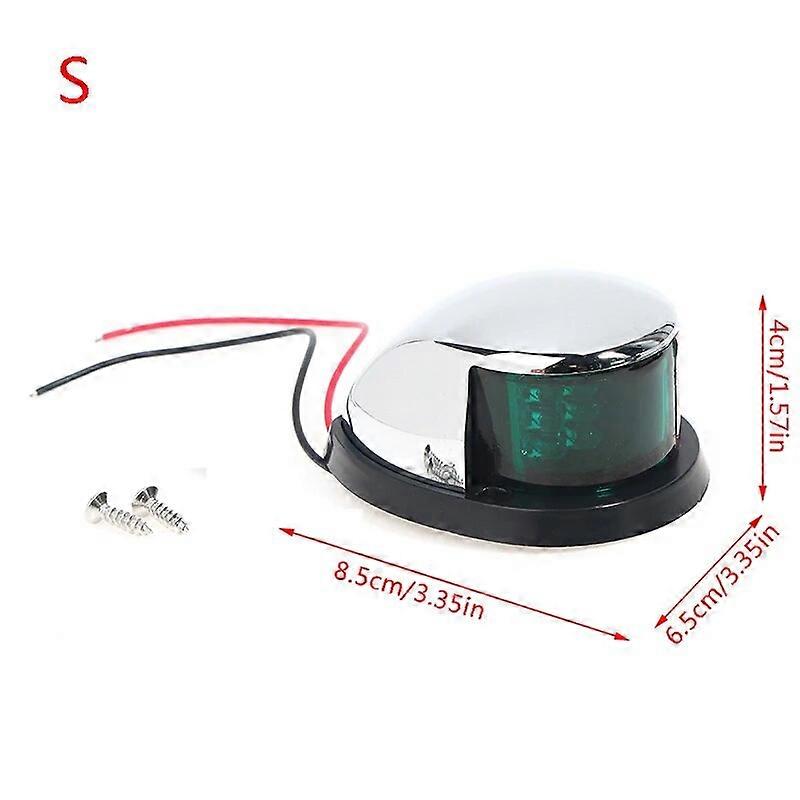 Boat Lights Red & Green 12V LED Bow Navigation Light Sailing Signal Light