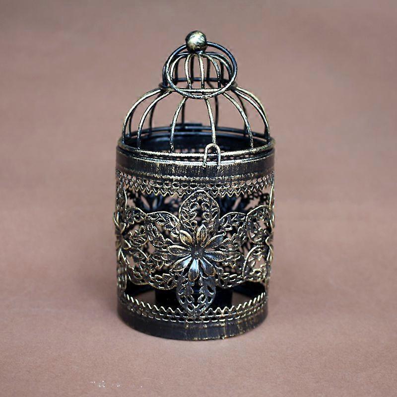 European retro metal candlestick wrought iron candle holder ornaments