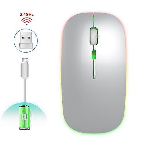 HXSJ M40 4 Key 2.4G Colorful Wireless Silent Mouse