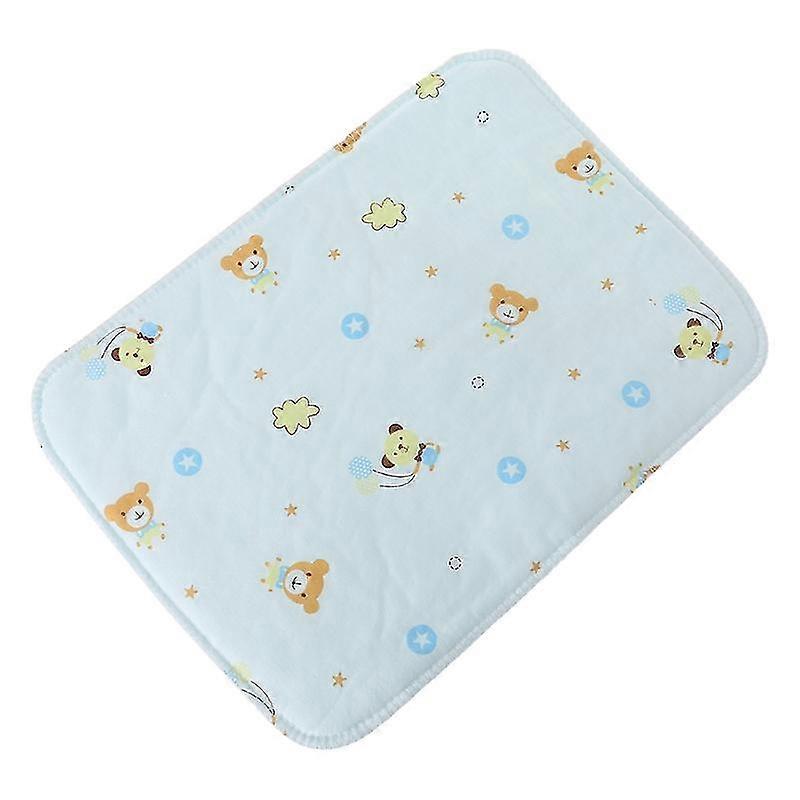 Baby Changing Pad Reusable Waterproof Stroller Diaper Folding Soft Mat Washable,Blue