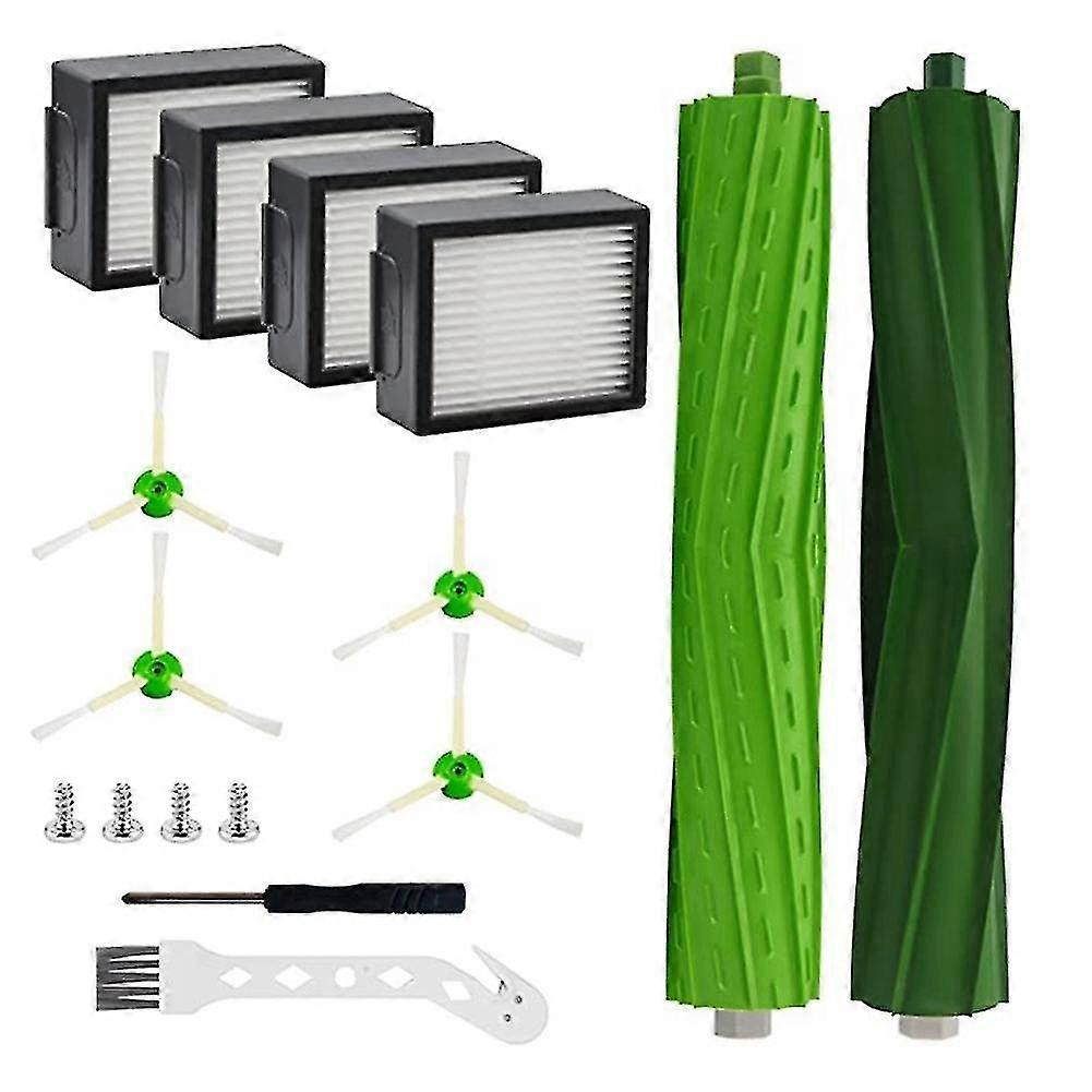 I-Clean Replacement Parts Kit For Roomba I7/i7+/E5/E6/E7 – Filters, Brushes, Rollers, Bags
