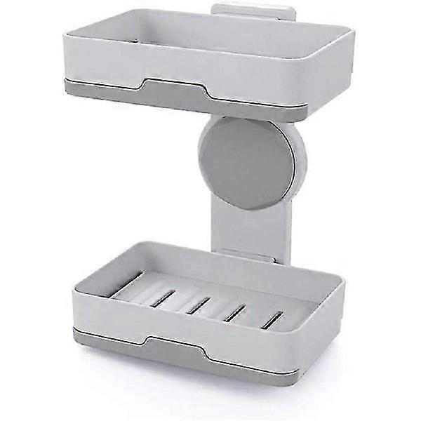 Self-Adhesive Soap Dish Wall Mount Soap Holder Tray