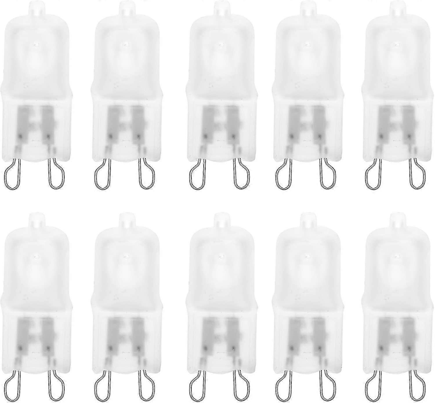 10pcs G9 220v 40w Halogen Bulb Light Globe Lamp