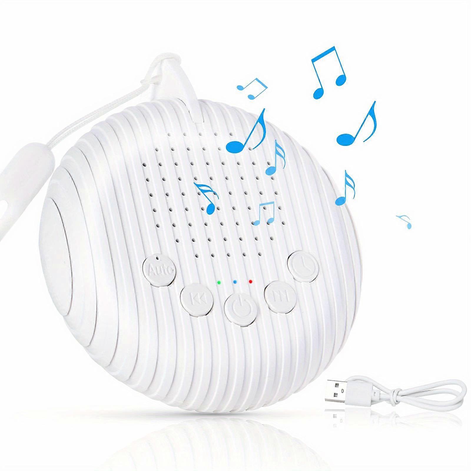 White Noise Machine , Baby Sleep Sound Machine, 10 Soothing Nature Sounds Therapy Portable Mini Sleep Sound Machine