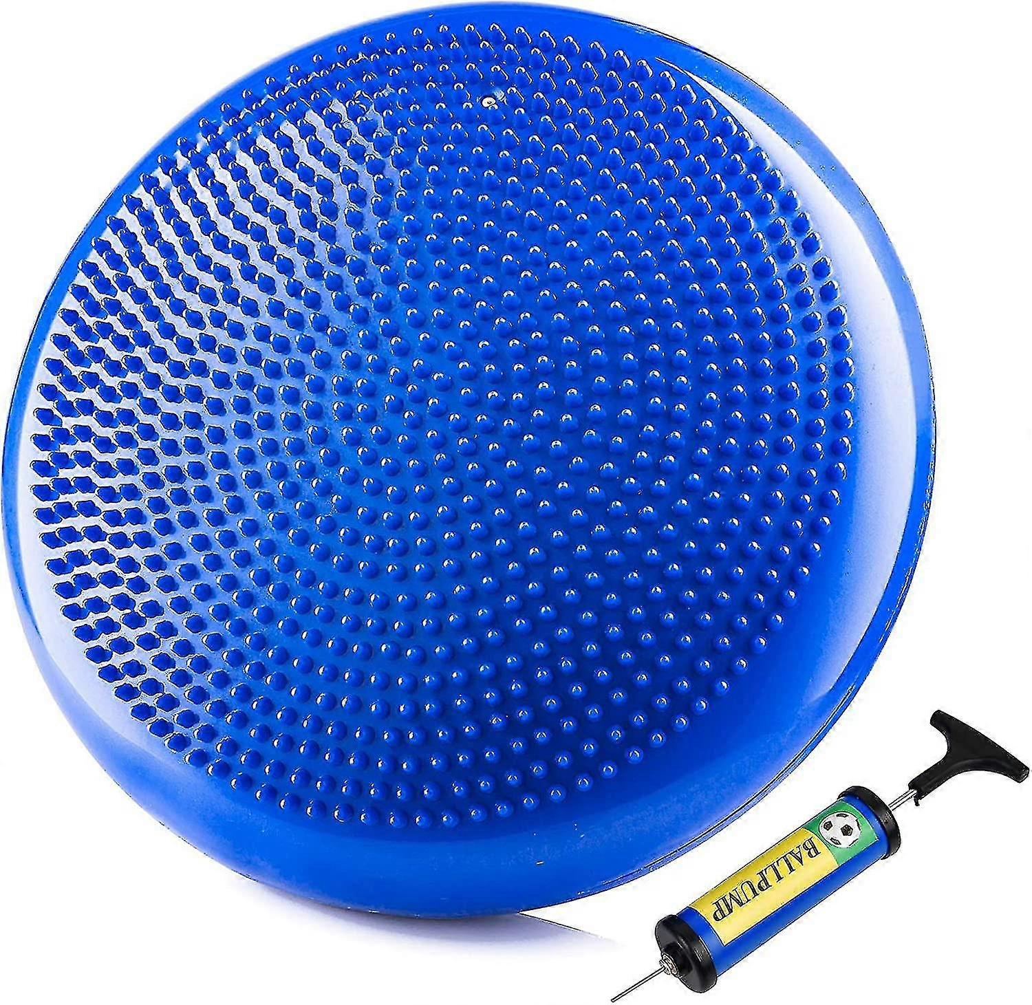 Balance Boards, Inflated Stability Wobble Cushion Balance Disk Sensory Seat Round Core Balance Stability Disc For Rehab, Exercise, Improving Posture,f