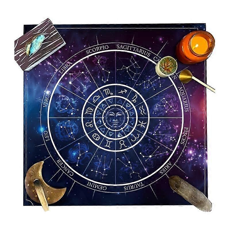 Moonphase Astrologys Altars Cloth Tarot Tablecloth Divinations Tablecloth