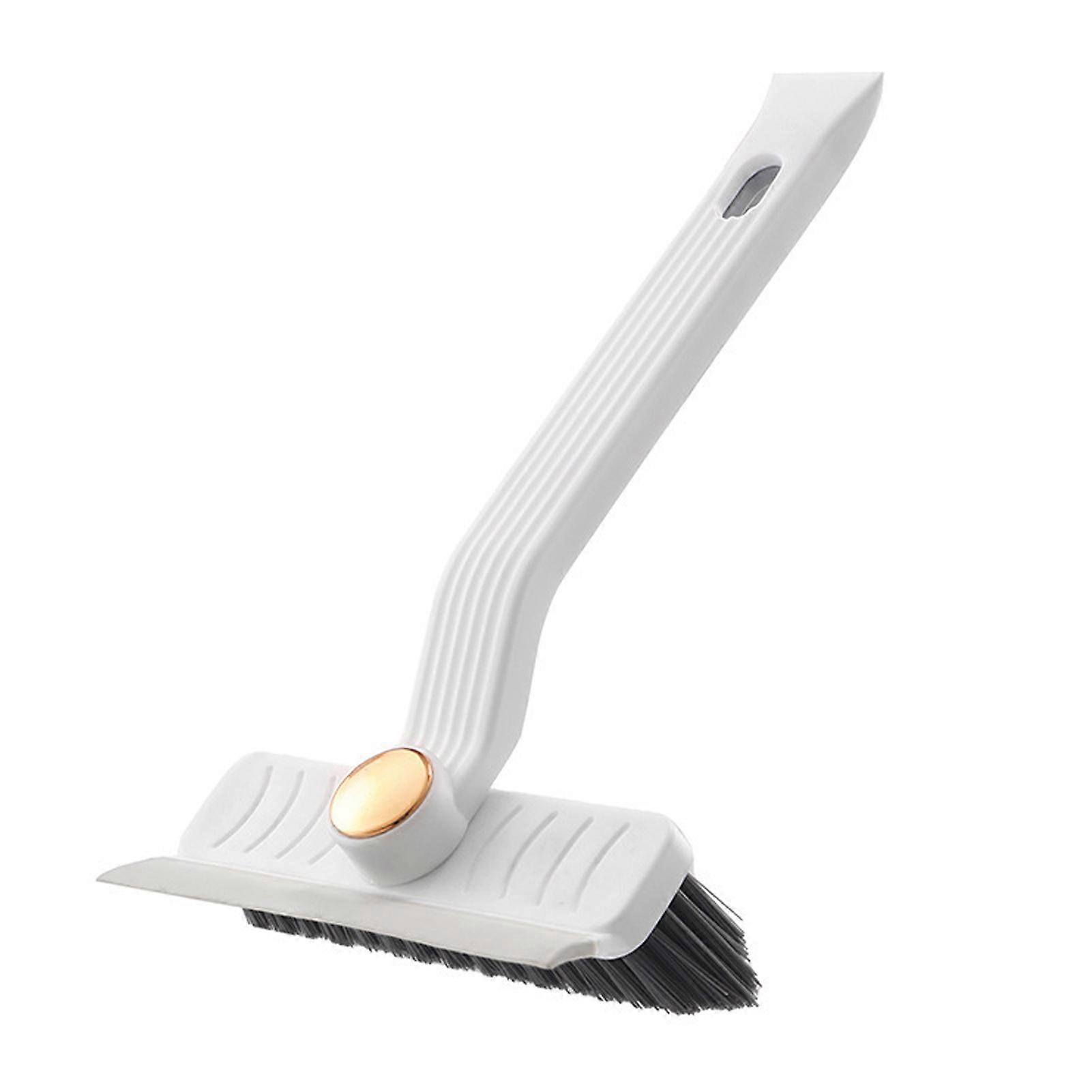 Multi-Function Rotating Crevice Cleaning Brush with Ergonomic Handle Hard Bristle 360 Degree Rotating Gap Cleaner Brush