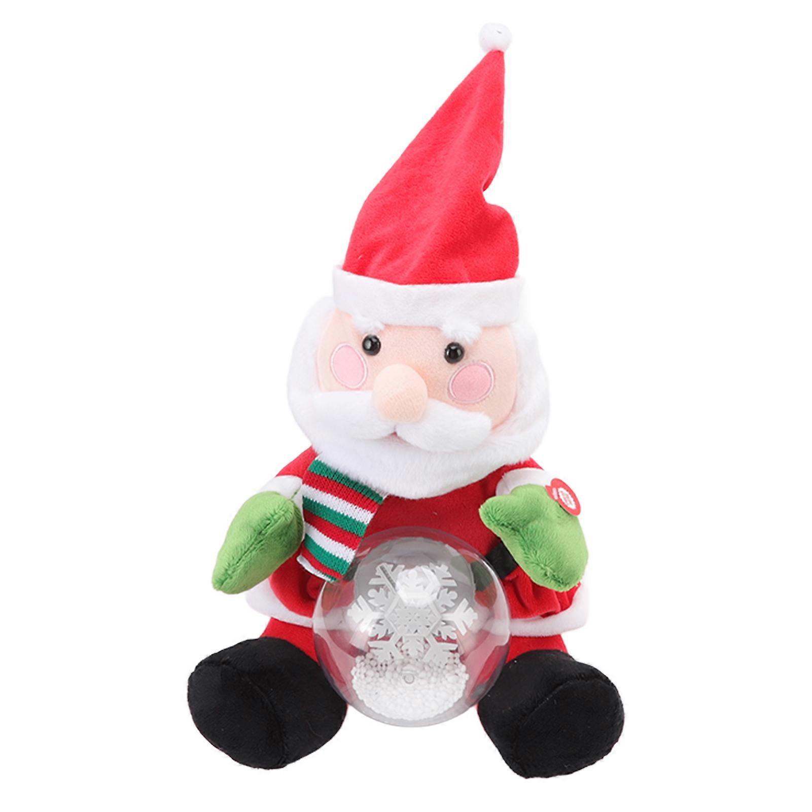 歌うクリスマスのおもちゃ遊び可能な3曲電気ぬいぐるみ歌う踊る輝くクリスマスのおもちゃ子供の贈り物サンタ