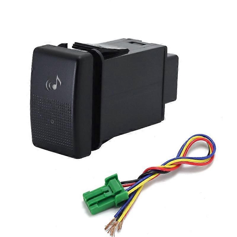 1PC Radar Parking Sensor music speaker Recorder Monitor Front Fog Light Spotlight Switch Button For Mazda 5