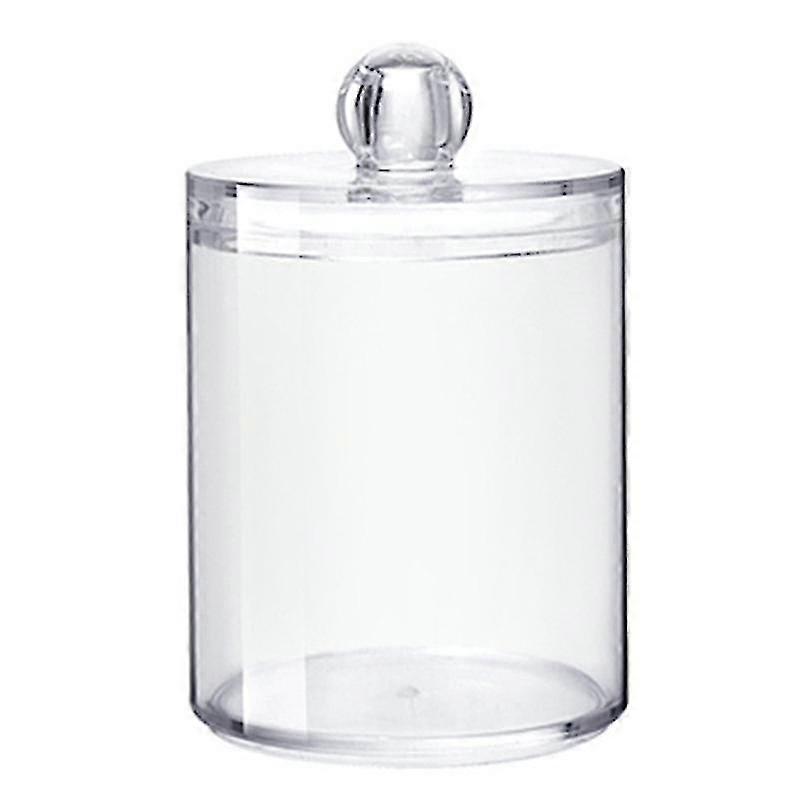 Acrylic Makeup Organizer Cotton Swabs Qtip Container Cosmetic Makeup Pad Empty Organizer