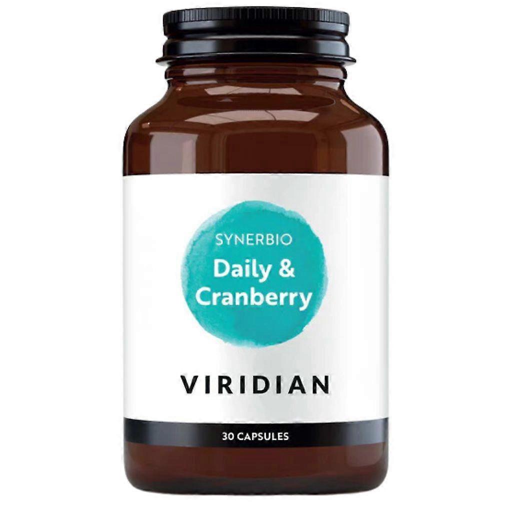 Viridian Synerbio Daily Plus Cranberry Veg Caps 30 (450)