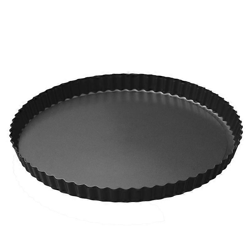11-Inch Black Non-Stick Tart Pan with Removable Bottom for Quiches & Tarts