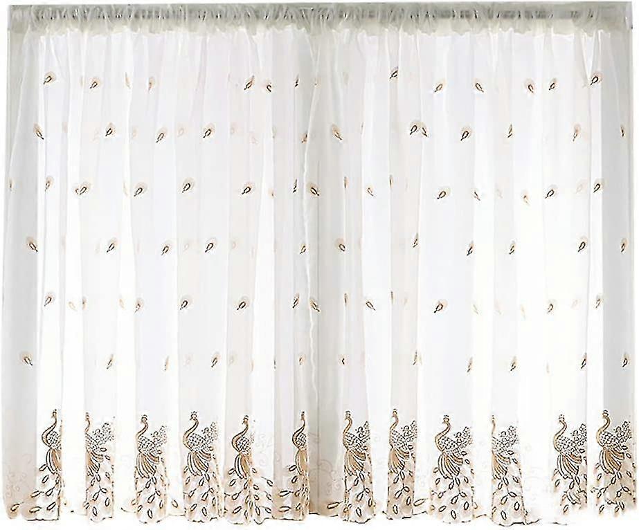 short window sheer curtains valance