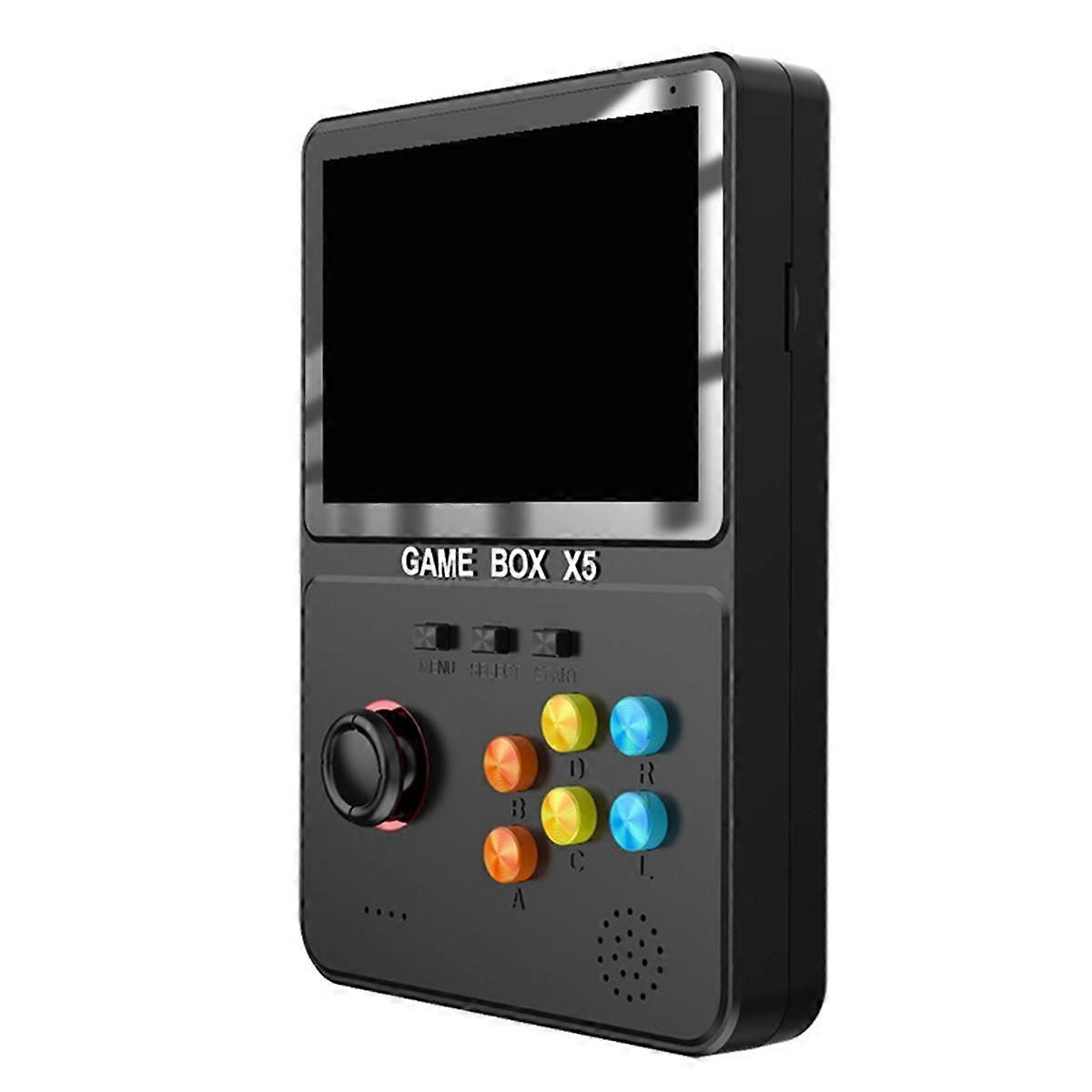 Portable X5 Handheld Game Player 4.0Inch 640 X 480 PixelsVideo Game Console Gifts for Kids-Black