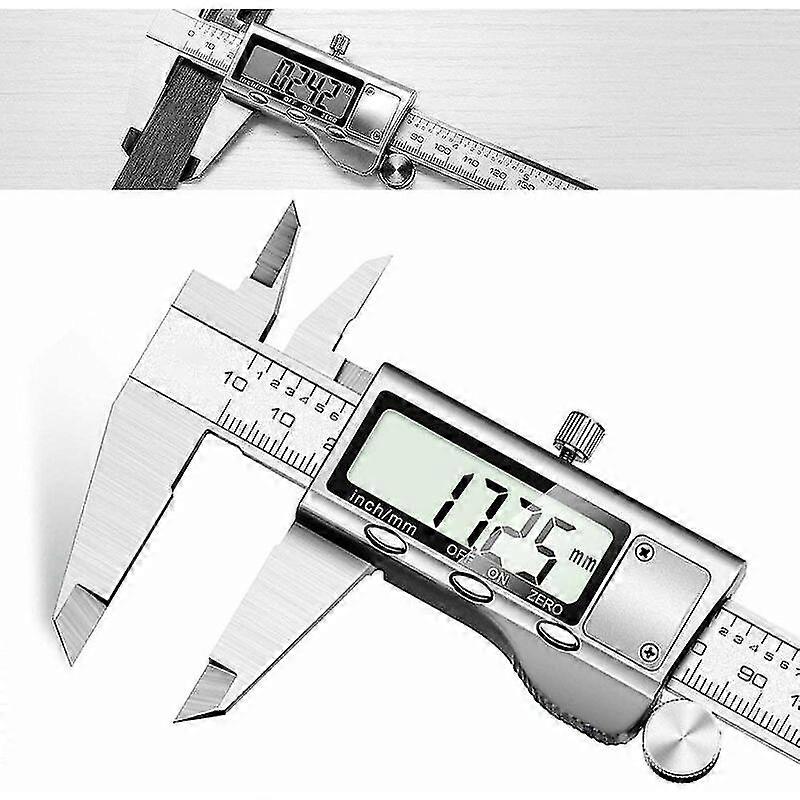 Digital Vernier Caliper - Professional Digital Caliper 150mm Vernier Caliper Accurate and Fast Measurement, Easy Reading Stainless Steel Vernier Micro