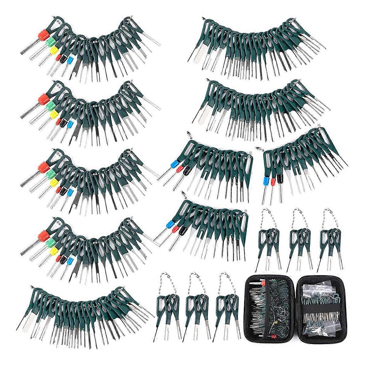 Terminal Removal Tool Kit 172 Pcs Depinning Tool Electrical Connector Pin Removal Tool Kit Pin Extr