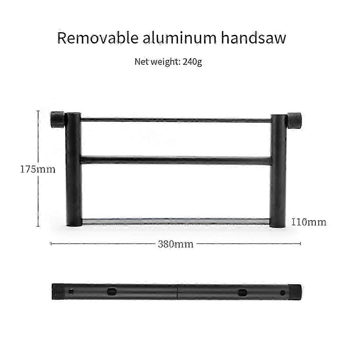 منشار خشبي قابل للطي متعدد الوظائف منشار يدوي من سبائك الألومنيوم منشار حديقة صغيرة محمولة في الهواء الطلق البقاء على قيد الحياة