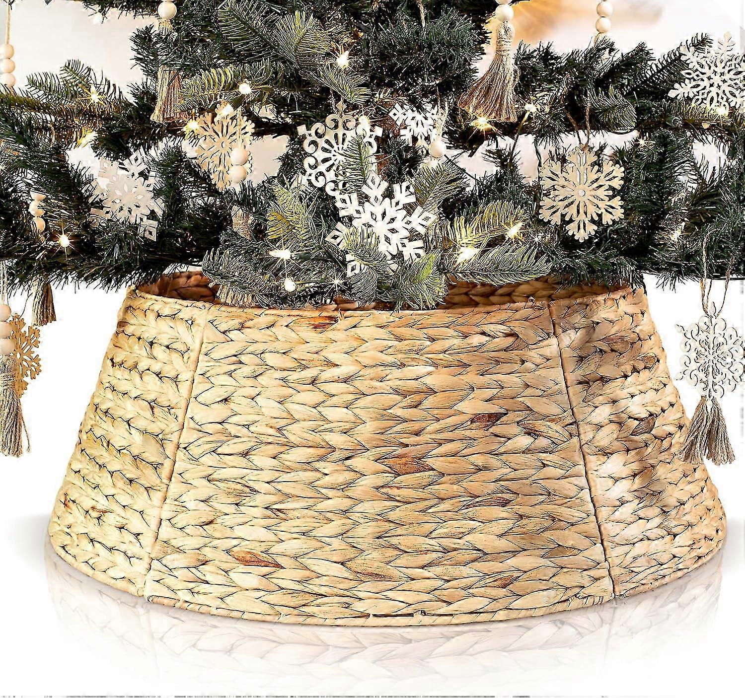 Schöner Weihnachtsbaumkragen - authentischer 28" Hyazinthe Baumring - einfach zu setzen