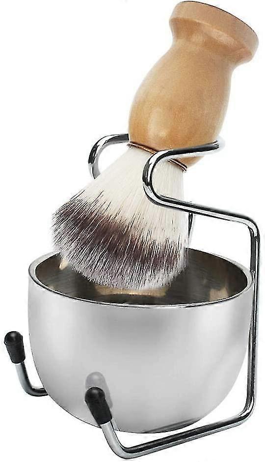 3 In1 Shaving Set With Shaving Brush, Badger Hair Shaving Brush Set