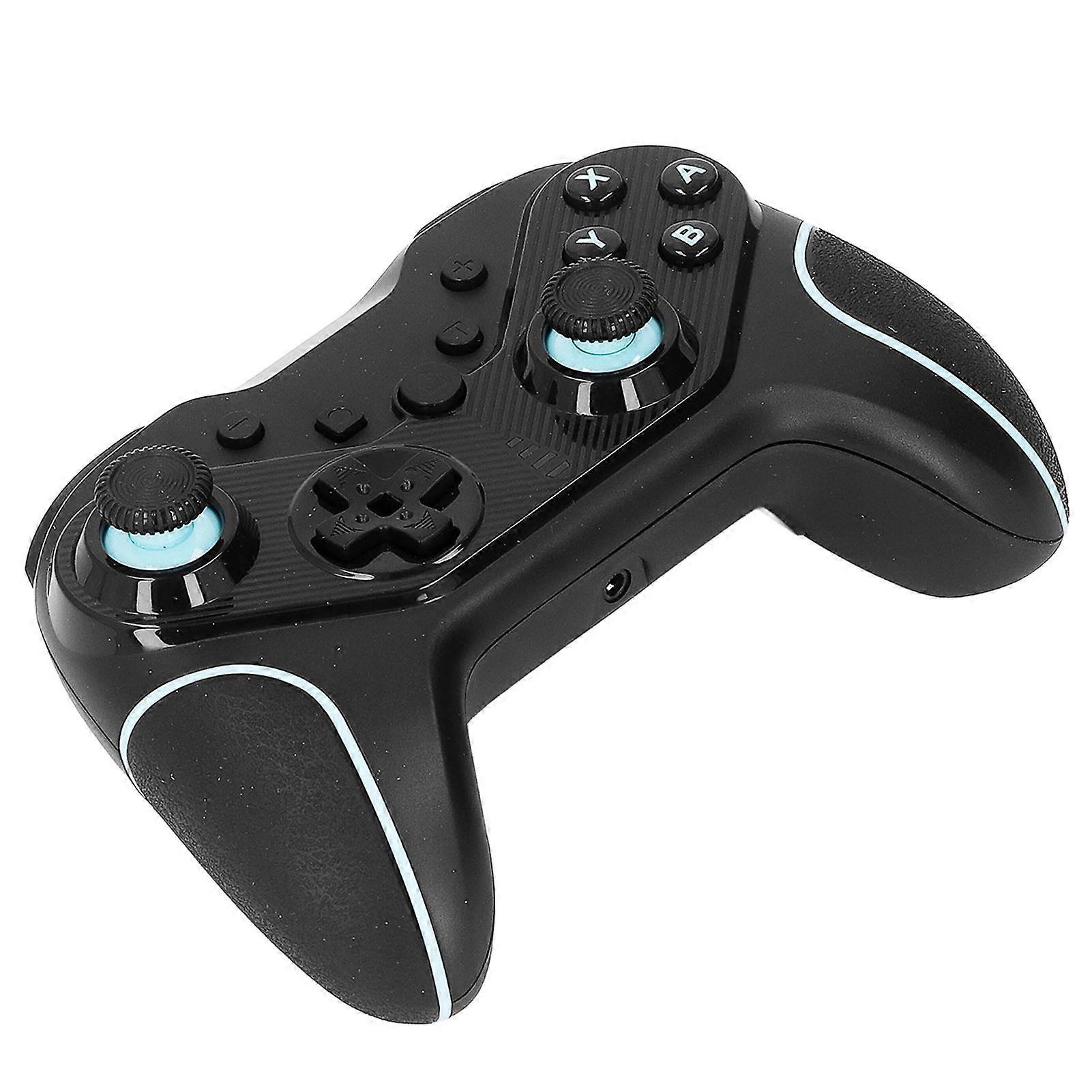 Wireless Controller Six Axes Sensitive Rocker Programmable Button Gamepad for Switch pro Game iOS MFI Console Green Black
