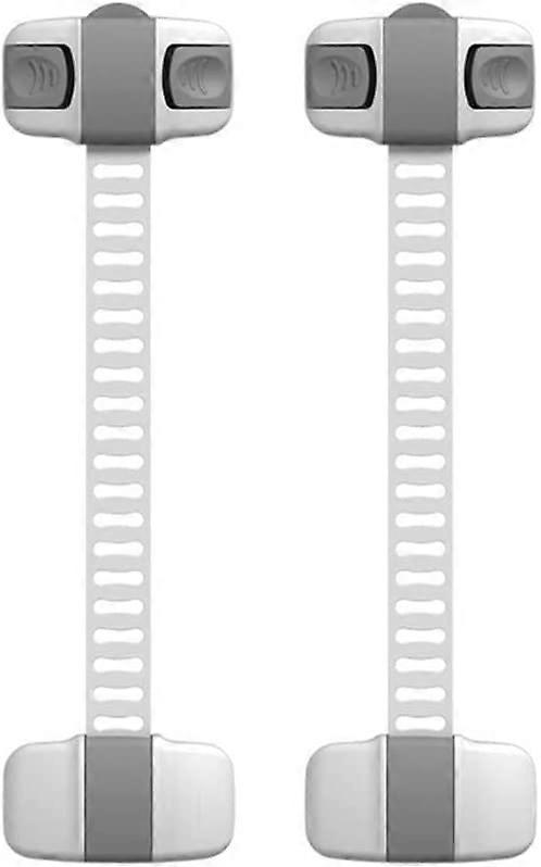 2stk Børnevindue Blokke Baby Vinduesfastholdelse Baby Sikkerhedslåse Grå