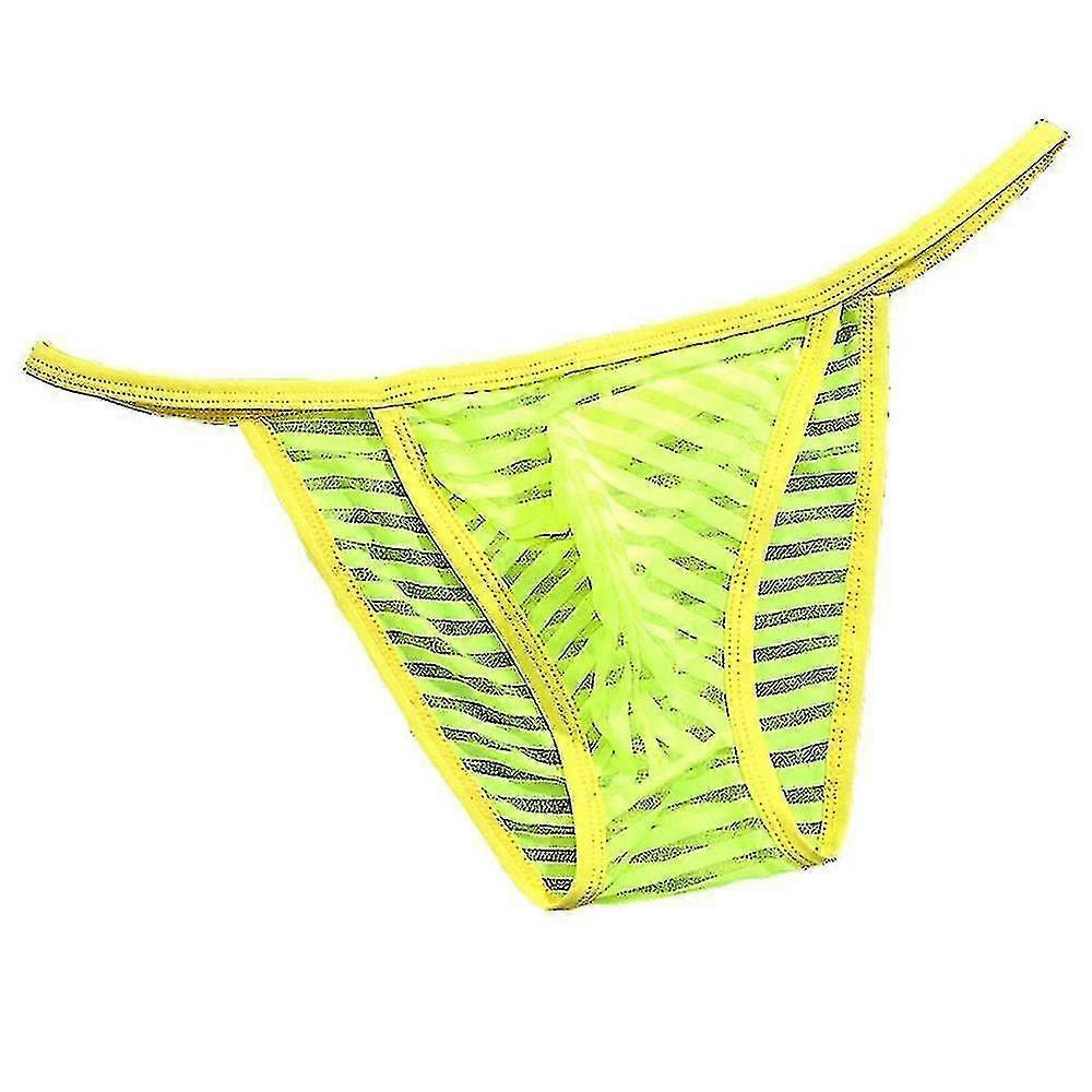 سراويل رجالية مثيرة ملابس نوم انظر من خلال الملابس الداخلية الحقيبة