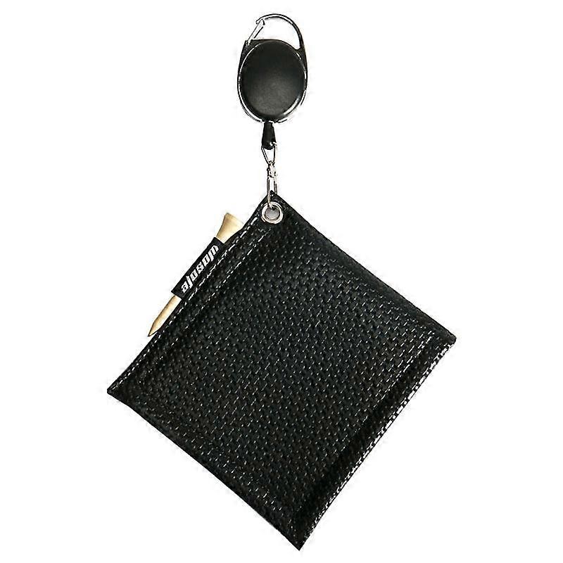 高尔夫球清洁毛巾带登山扣吸水清洁高尔夫球杆头擦拭布清洁配件，1