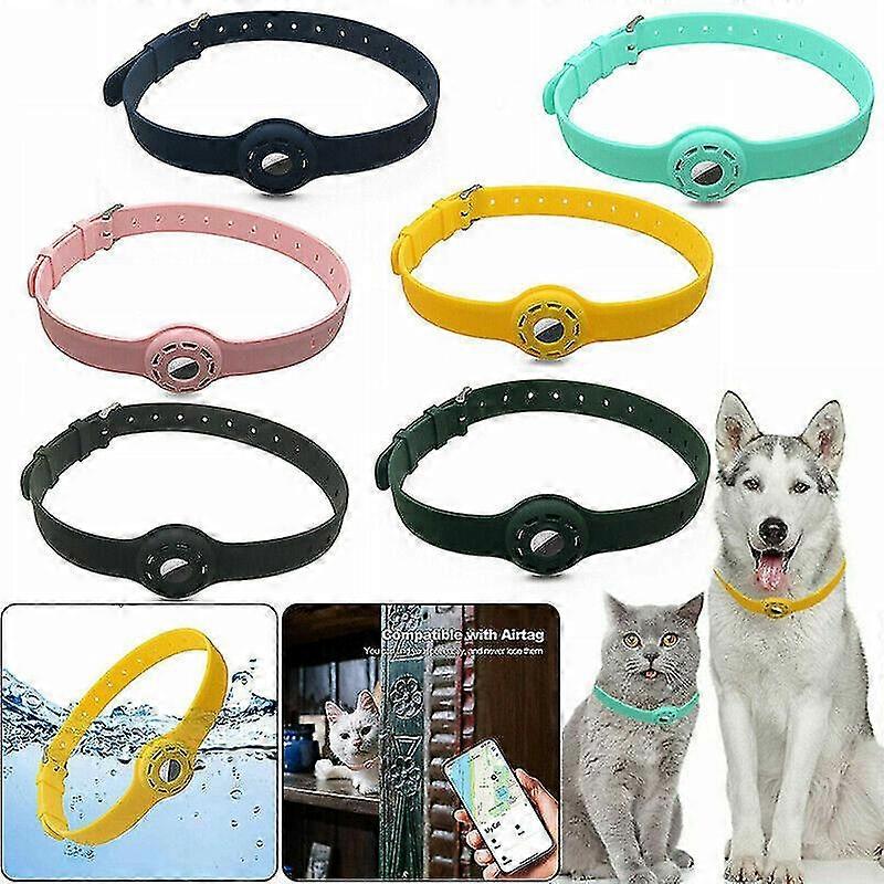 For Apple Airtag Pet Dog Cat Protective Case Gps Tracking Collar Loop Holder