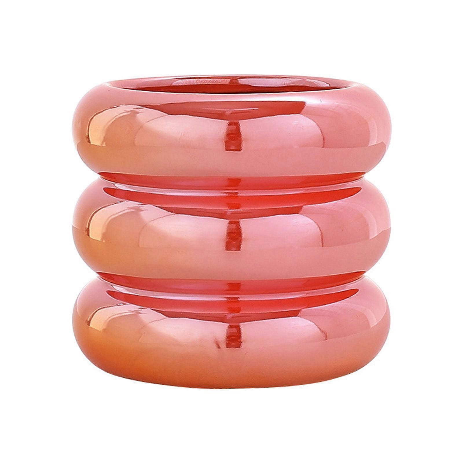 W 100% nowe, ceramiczna doniczka do wnętrz, 4,3-calowa doniczka z otworem drenażowym, do wystroju domu i biura