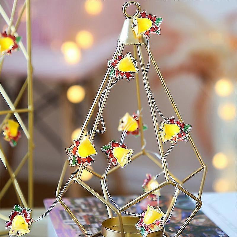 2m-5m Christmas Decoration Lights Snowman Christmas Tree Santa Led Copper Wire Three Sections With Flashing Lights String
