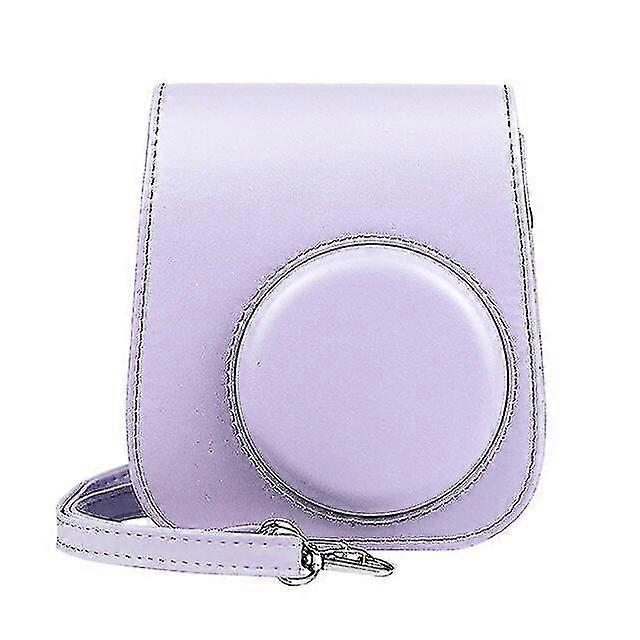 Instant Camera Case för Instax Mini 11 läderväska Transparent skyddande skal för Instax Mini11 stötsäker bärande