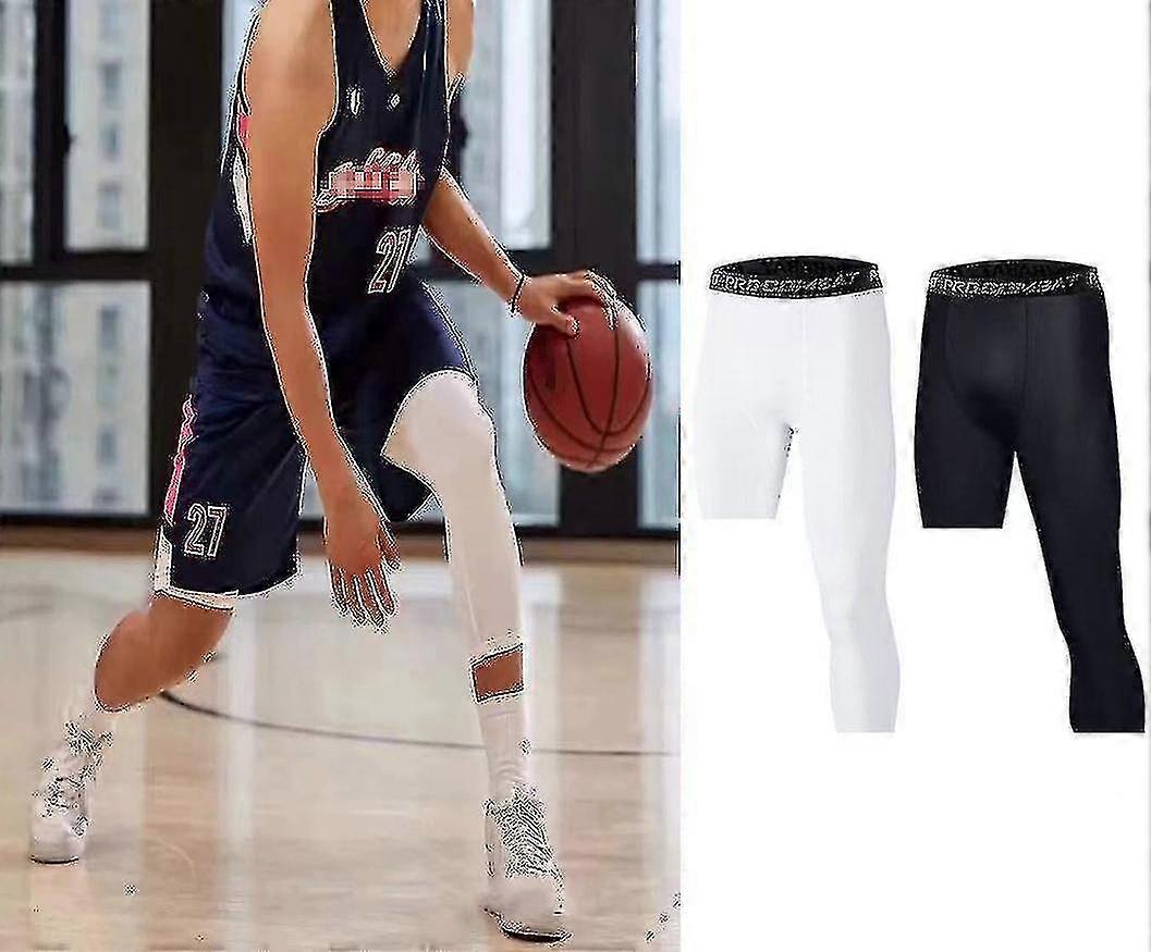 Basketball Tights 3/4 Compression Pants For Men