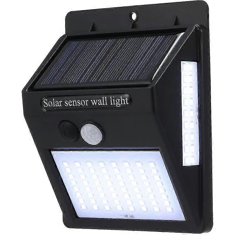 Solarleuchte, Led-Sensor-Wandleuchte, 100 Led-Perlen, Ip65 Wasserdicht, Energiesparendes Nachtlicht