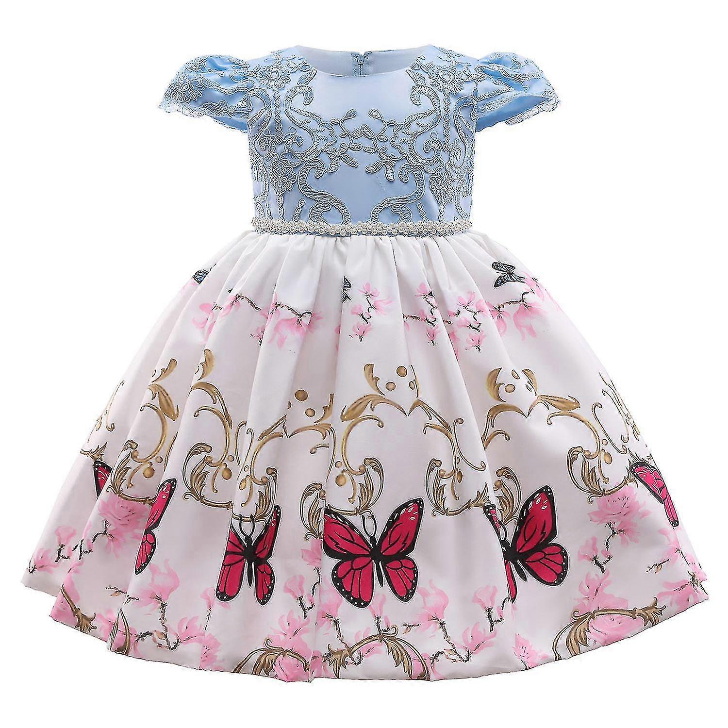 Keluosi floare fată rochie fără mâneci curcubeu tulle nunta seara copii rochie domnisoara de onoare rochie