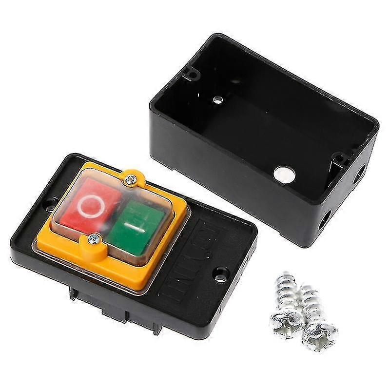 Kao-10h 10a 250/380v On/off Waterproof Push Button Switch For Bench Drill Switch