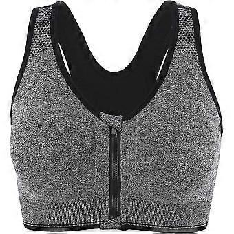 Sports Bra Post Surgery Bra Zip Front Wireless With Removable Pads Yoga Bra For Workout Fitness-ZZY