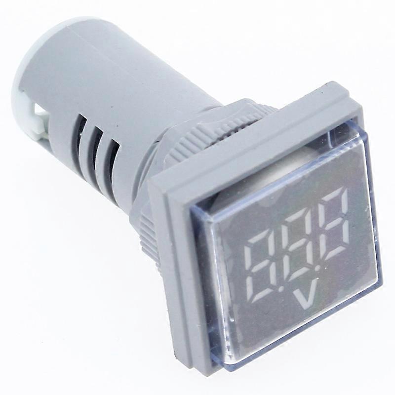 Square LED Digital Voltmeter &Ammeter Voltage Gauge Current Meter AC 60-500V 0-100A D18 dropship