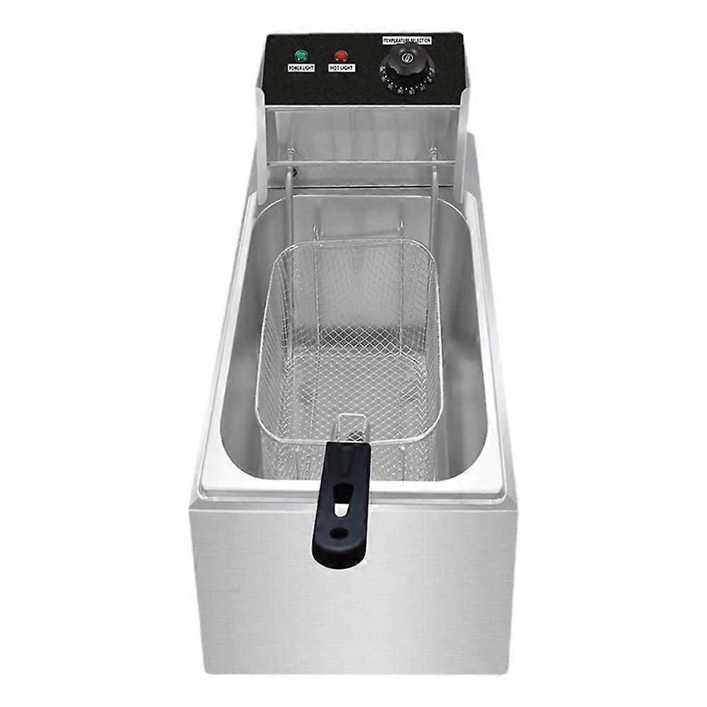 Friggitrice elettrica per uso domestico 4L Funzioni multiple Piccola friggitrice automatica in acciaio inossidabile ad alta potenza da 1500 W a temperatura costante
