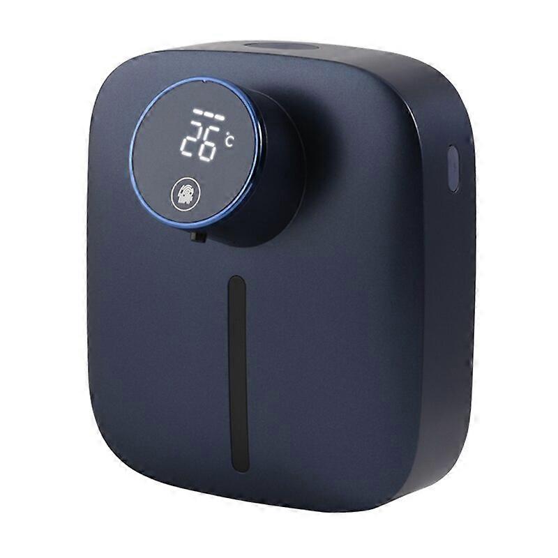 Wall Mounted Automatic Liquid Soap Dispenser LED Temperature Display USB Rechargeable Touchless Infrared Sensor Foam Machine