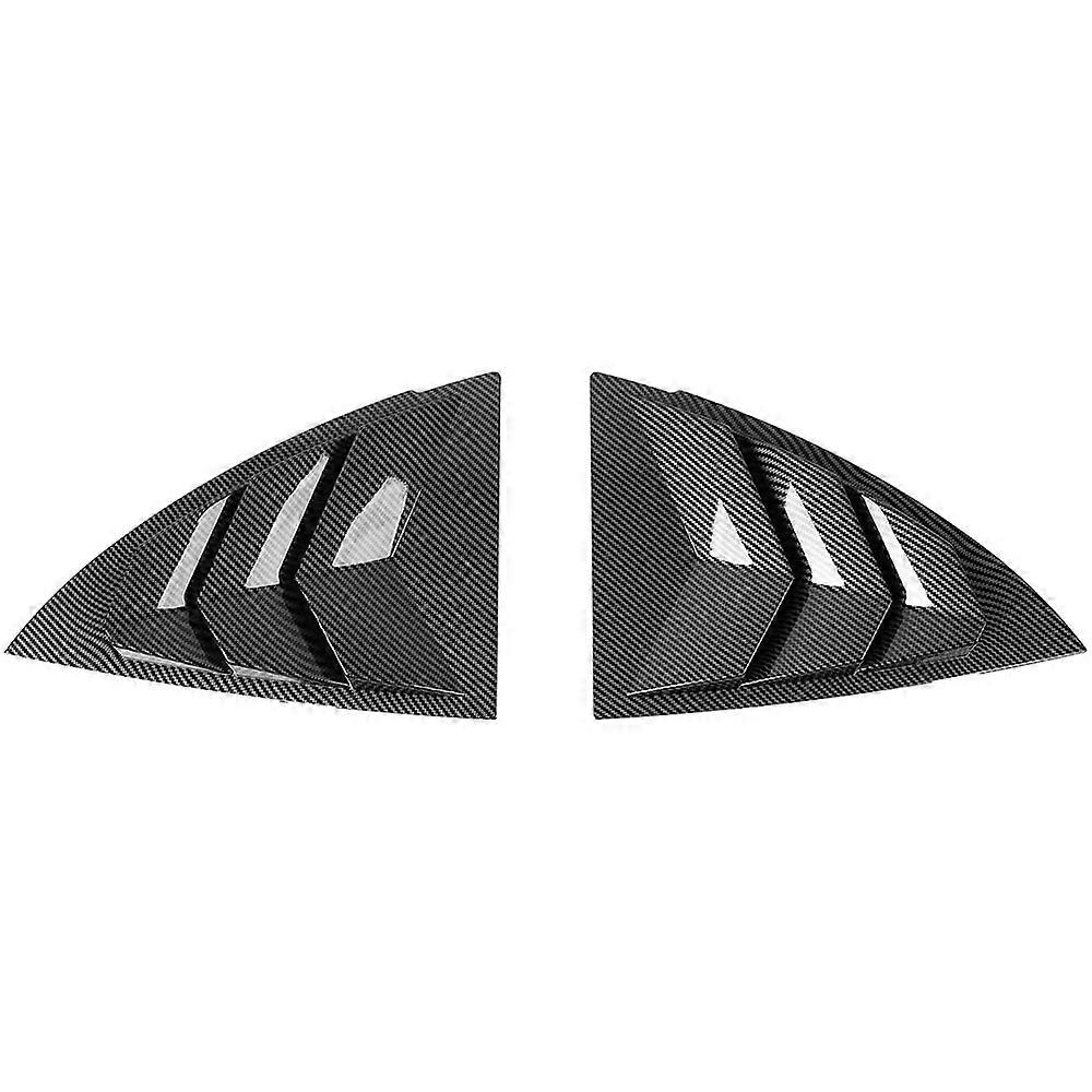 2PCS Car Rear Window Triangle Exterior Three Leaves Shutter Deflector Decoration Modified Accessories For Tesla Model Y