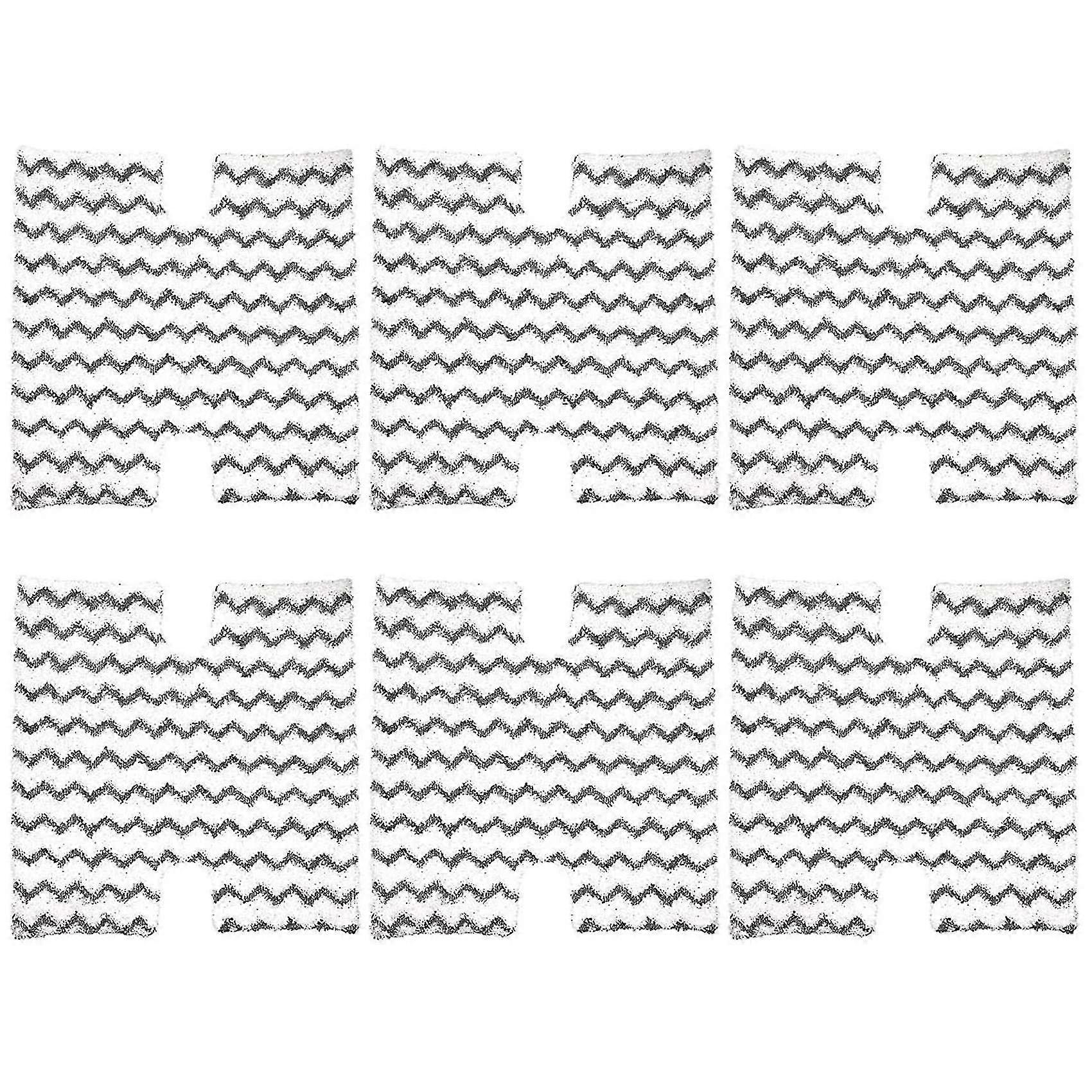 6 قطع استبدال منصات ممسحة متوافقة مع سمك القرش S3973، S3973d، S5002q