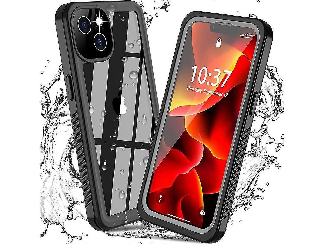 for iPhone 13 Mini Case Waterproof for IP68 Underwater Full Body Protective Cover with Built in Screen Protector Only for iPhone 13 Mini 5G Case Clear