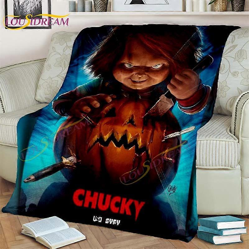 OUSIKA Pumpkins - Coperta autunnale ultra morbida in micropile per condizionatore d'aria calda, coperta leggera in flanella per letto, divano, soggiorno, 127 x 101,6 cm