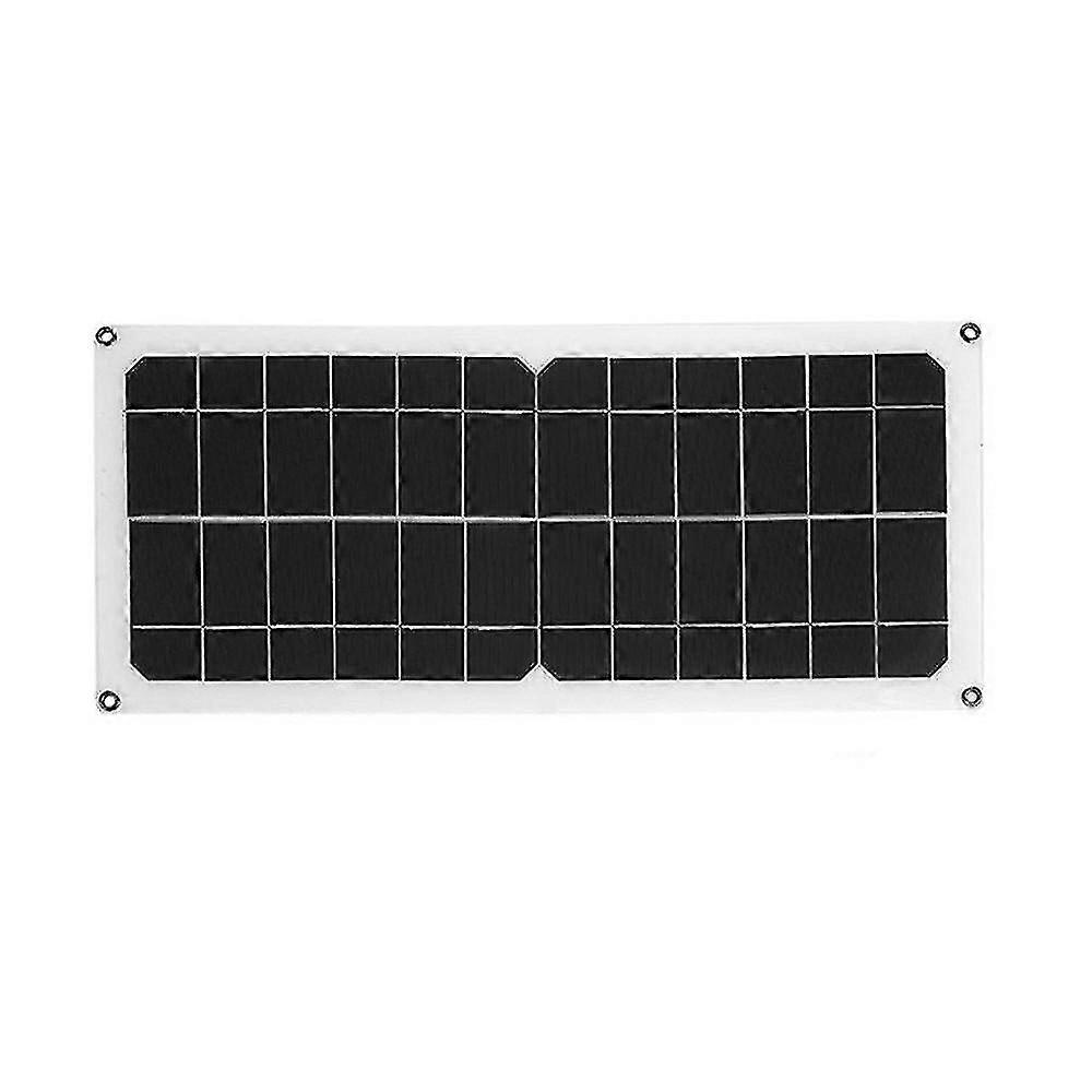 Monocrystaline solar panel usb charger kit with 10a controller &amp; cables