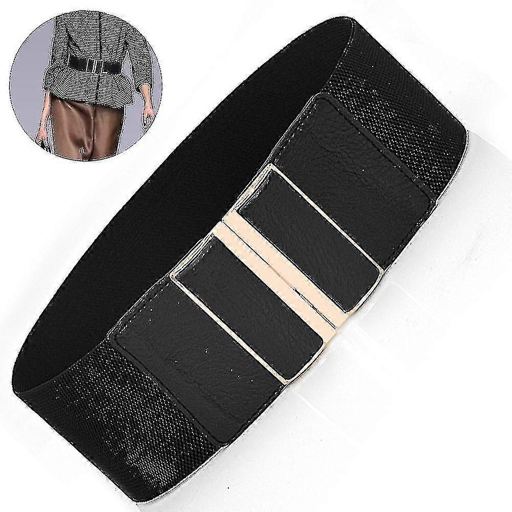 Ceinture large élastique extensible pour femme