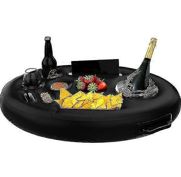 Inflatable Floating Drink And Snack Holder For Pools Hot Tub