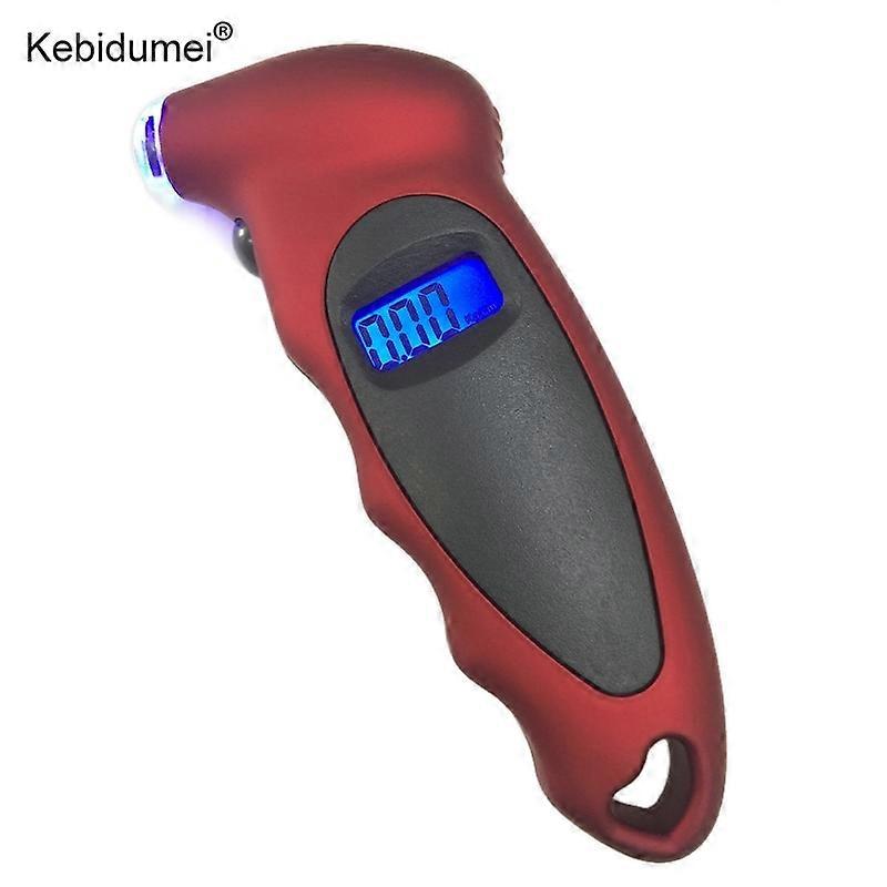 Car Mini Digital Tire Gauge Mini Motorcycle Bike Tire Diagnostic Tool LCD Display Tire Pressure Tool Gauge PSI Kpa