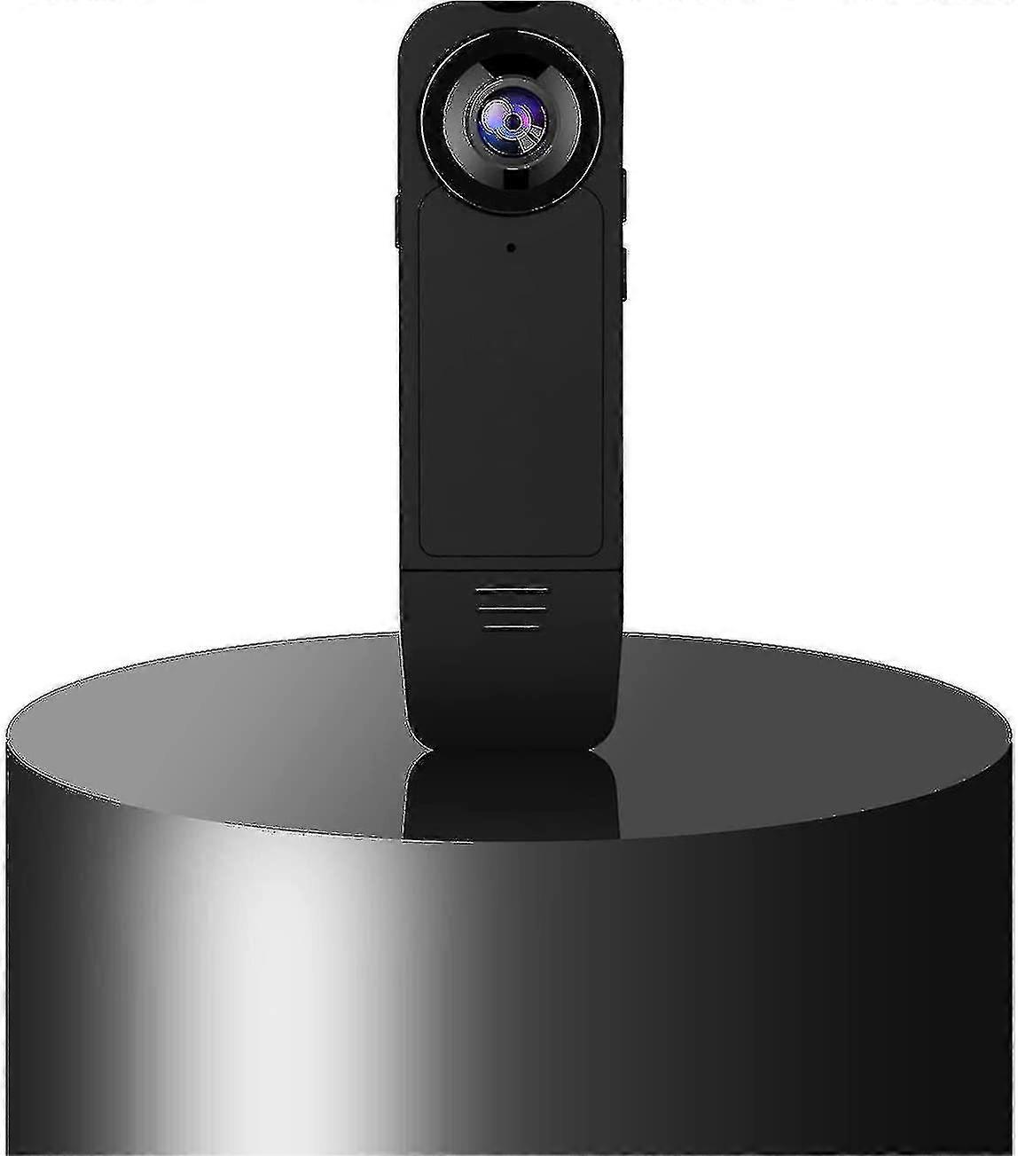 Mini Camera With Clip Wireless Handheld Body Camera 1080p Video Recorder With Night Vision Motion Detection(black)