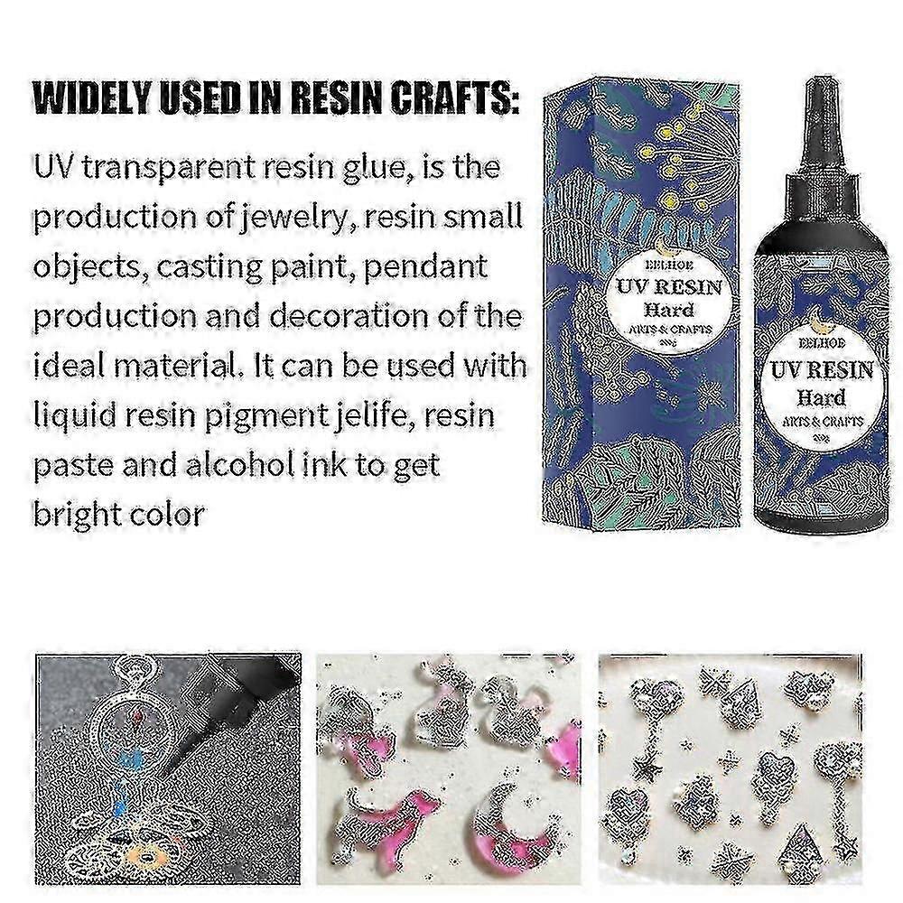 Haute Transparence UV Résine Adhésif Diy Nail Art Cochlear UV Sans Ombre Adhésif Séchage